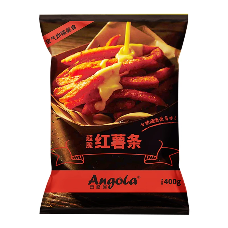 安格瑞【超脆红薯条】400g 冷冻脆甜红薯条 顺丰包邮 追剧小食