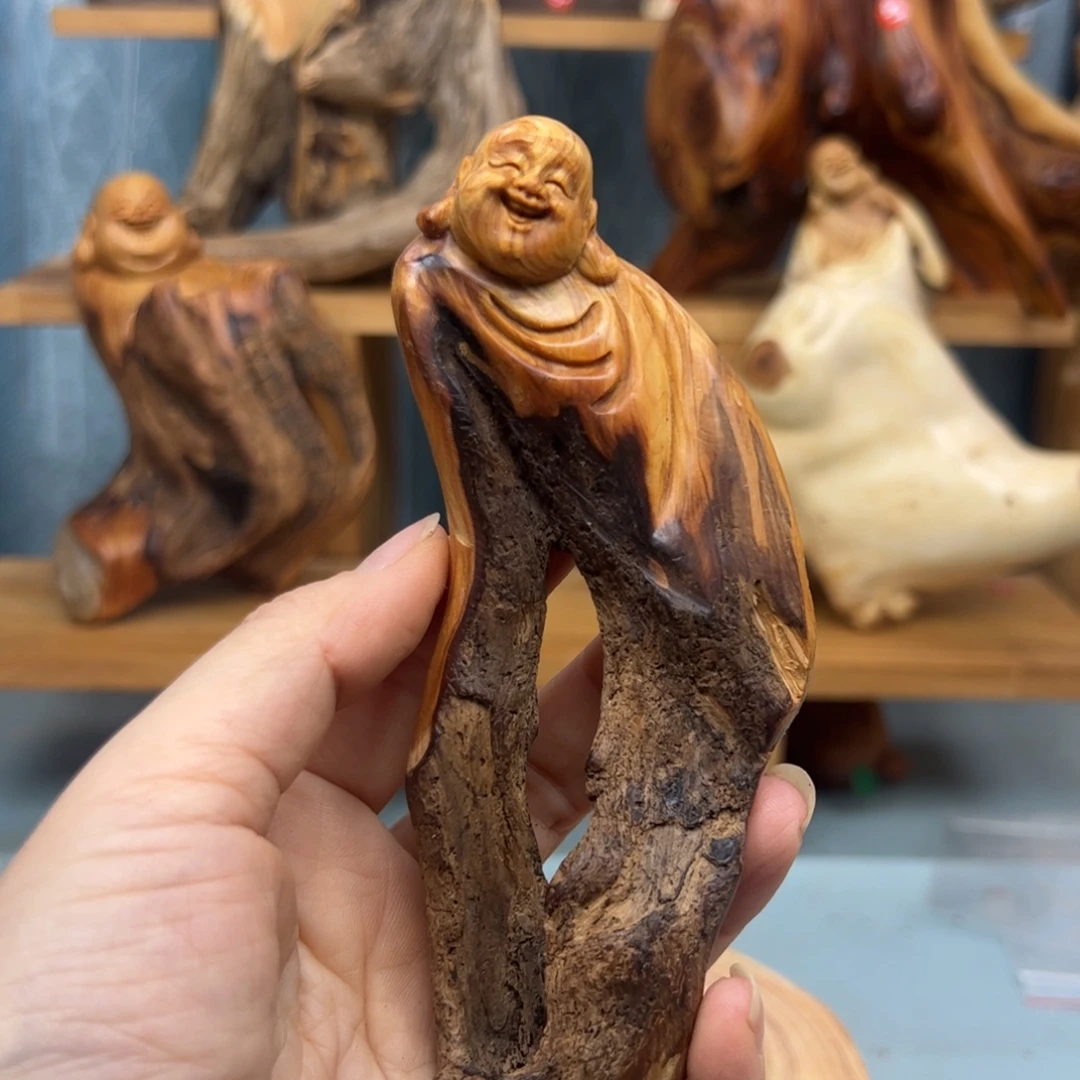 柏木崖柏木摆件手把件