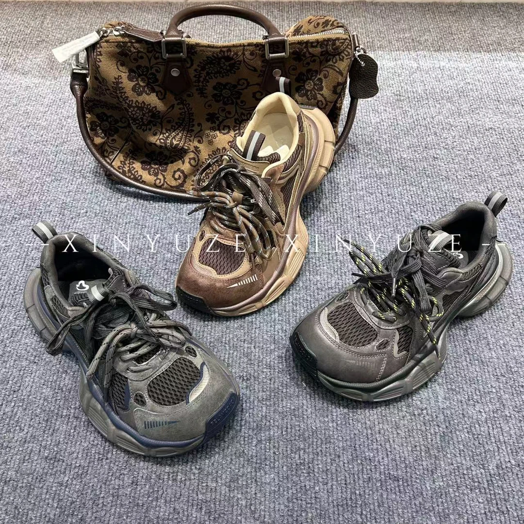 ZZGS·【增高老爹鞋女2025新款百搭双鞋带复古轻便休闲运动鞋】·181