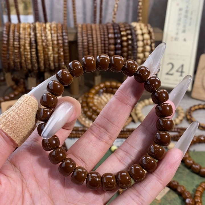 紫金鼠手串10苹果珠算盘