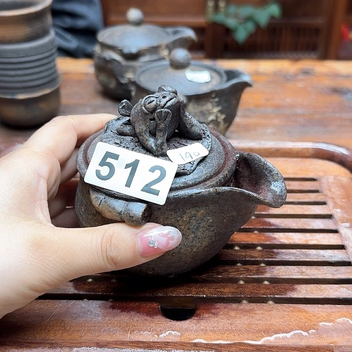 纯手工制作粗陶茶具