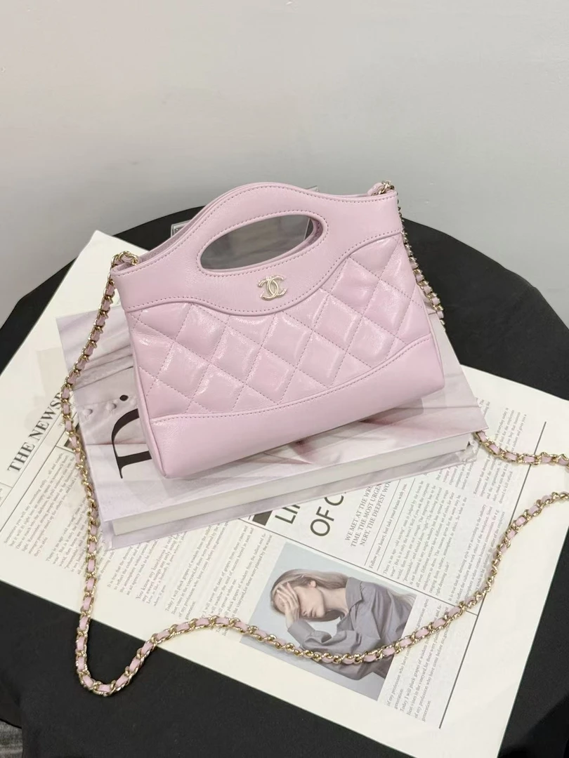 未使用 Chanel/香奈儿 24s 淡紫色31bag nano拍下送鉴定