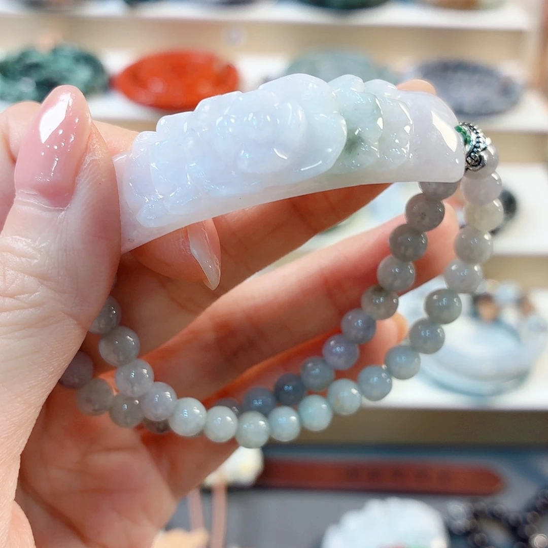 翡翠未镶嵌手链手串