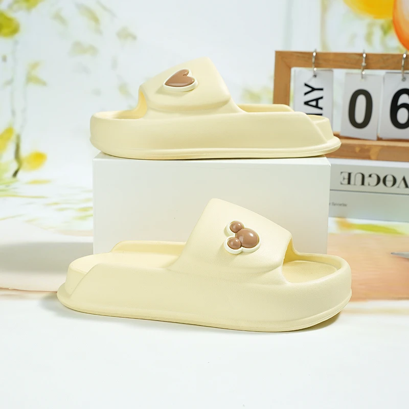 JIEDI/街迪居家拖新款男女通用拖鞋软底防滑晴天透气厚底浴室拖鞋