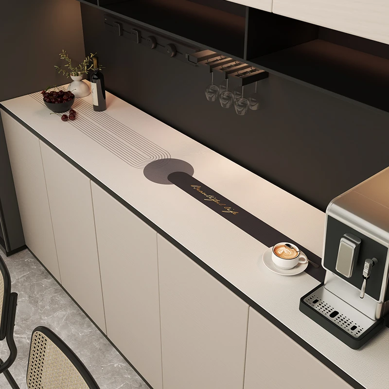 简约餐边柜鞋柜垫轻奢高级感防水防滑洗多柜通用台面保护桌垫垫子