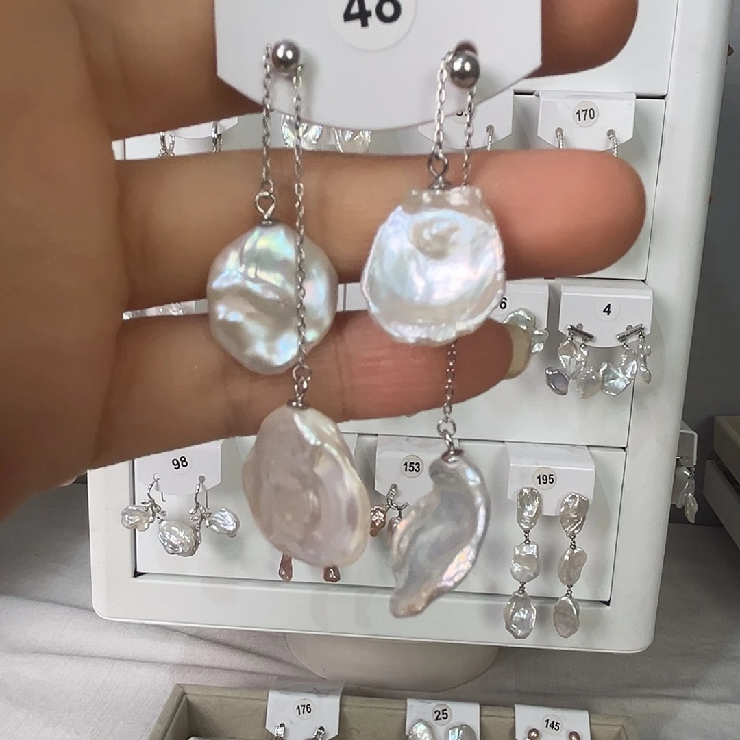慧***)非金属925银淡水48