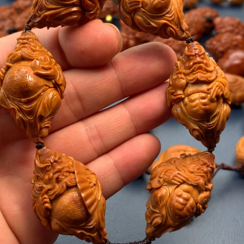 【闪购商品】橄榄核手串/手链上**风钟馗纳福