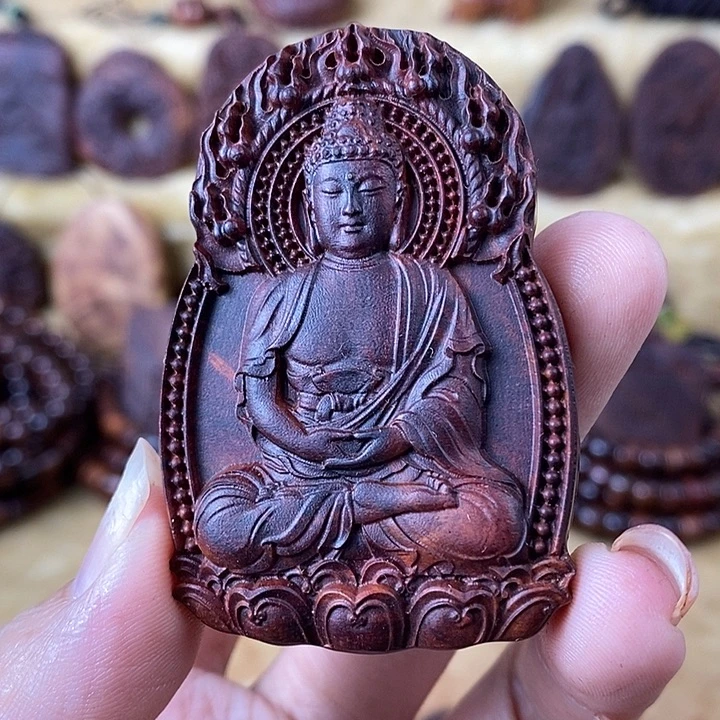 姐***火吊坠黄花梨/降香黄檀