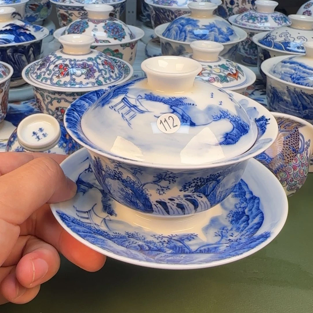 彦祖纯手工手绘茶具112