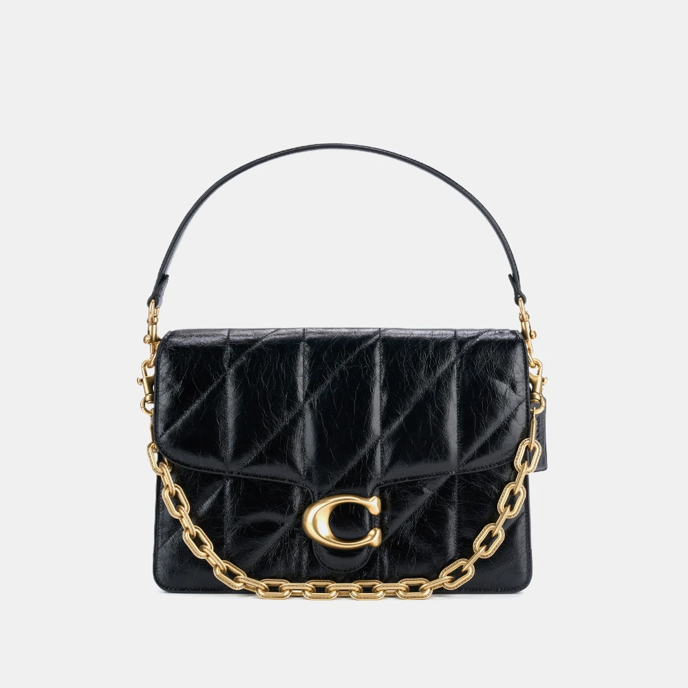 【银泰百货HF】蔻驰女士Chain Ty绗缝30号链条单肩包CAF54 B4/BK