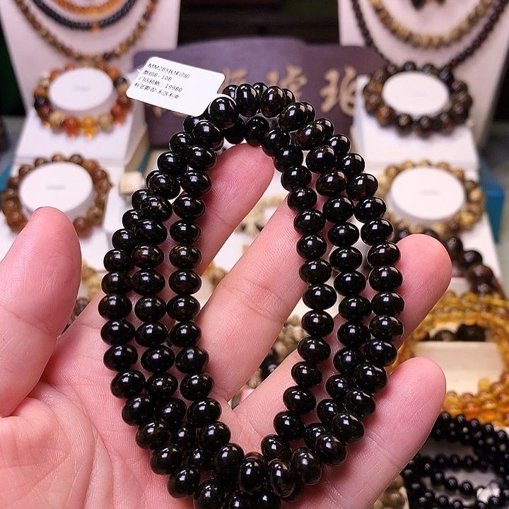 琥珀未镶嵌裸石抚顺翳珀8+