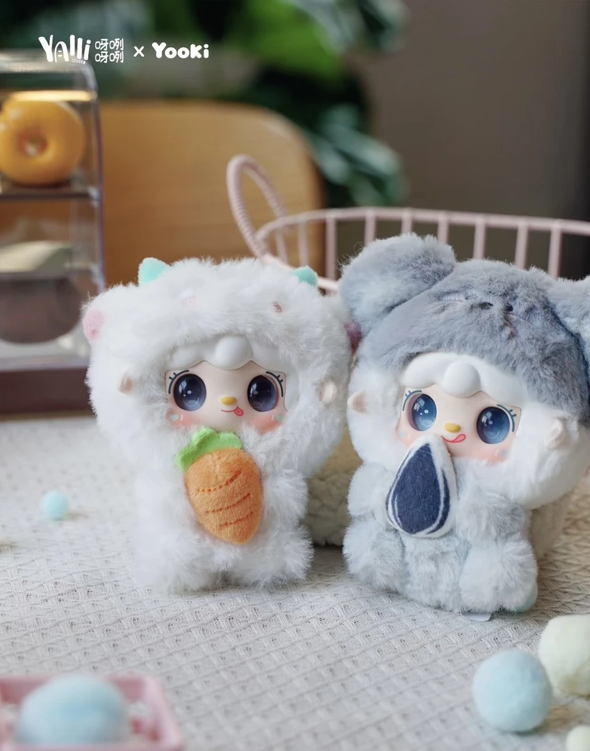 【主播代拆】Yooki氧氧抱抱美食店网红可爱书包挂件盲盒潮玩小熊