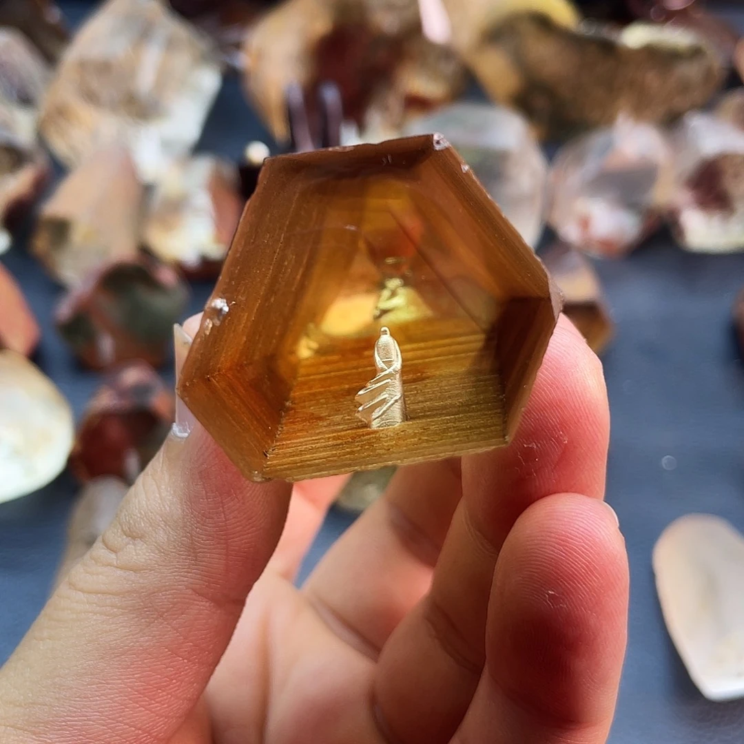 树***心水晶珠宝半成品未镶嵌