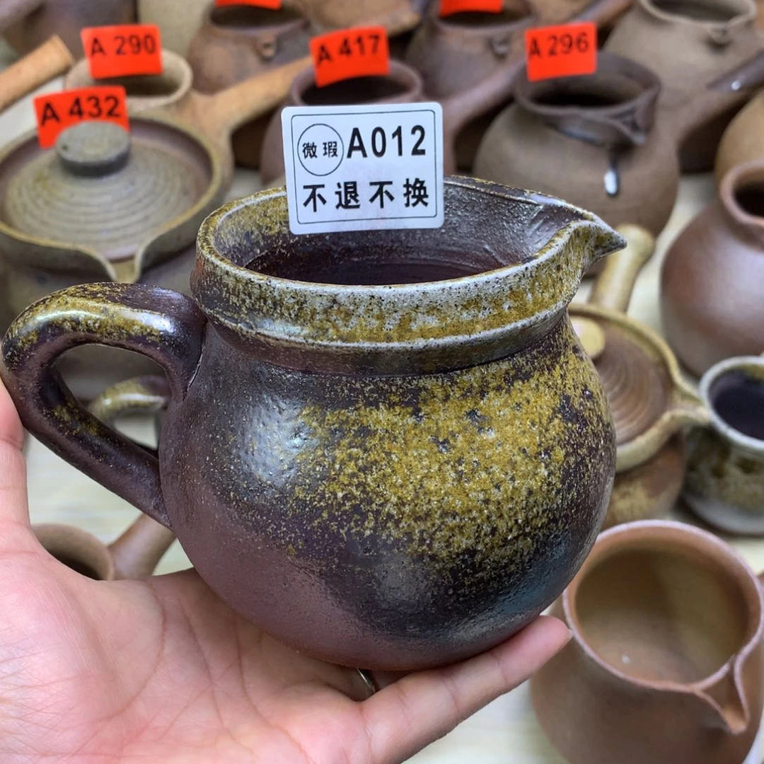 ?**?柴烧公道杯一物一拍380毫升左右