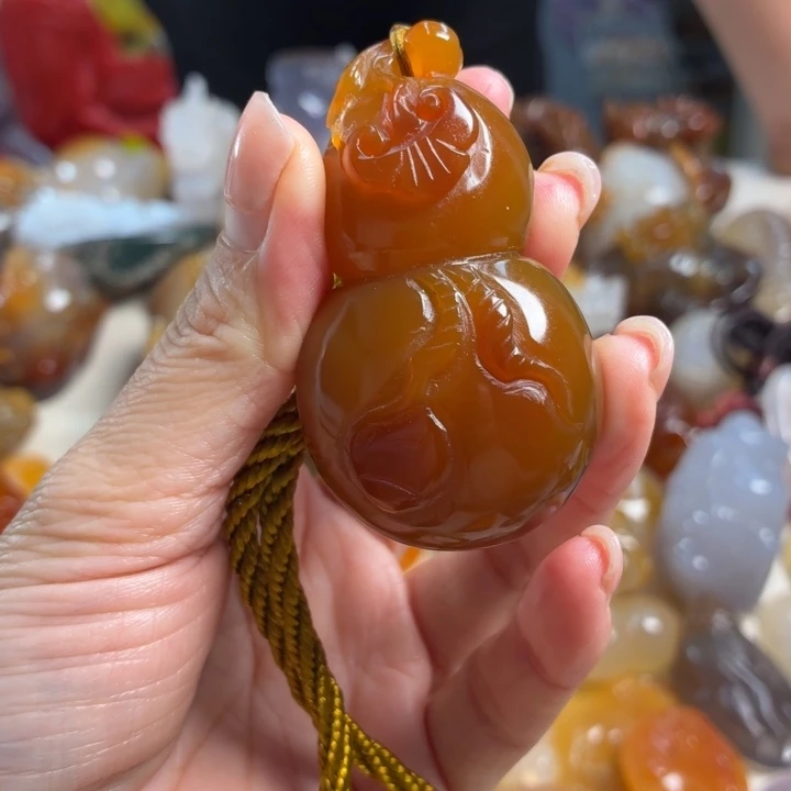 玛瑙/玉髓未镶嵌吊坠(不含链)