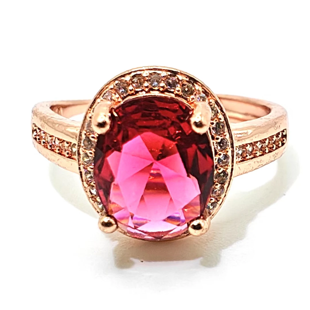 戒指【红色】精美百搭戒指DX-0482