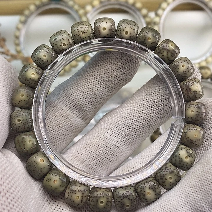 手串星月菩提绿幽灵石玉料福利