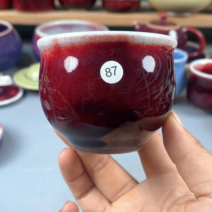 瓷片纯手工制作……微微下