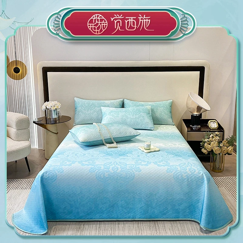 【尾单折扣】觉西施*水立方凉感丝复合席三件套忆江南