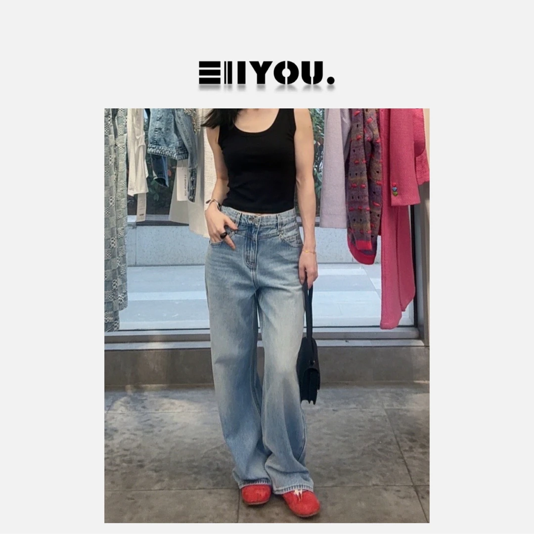 【ENYOU定制】春与风 浅蓝牛仔裤