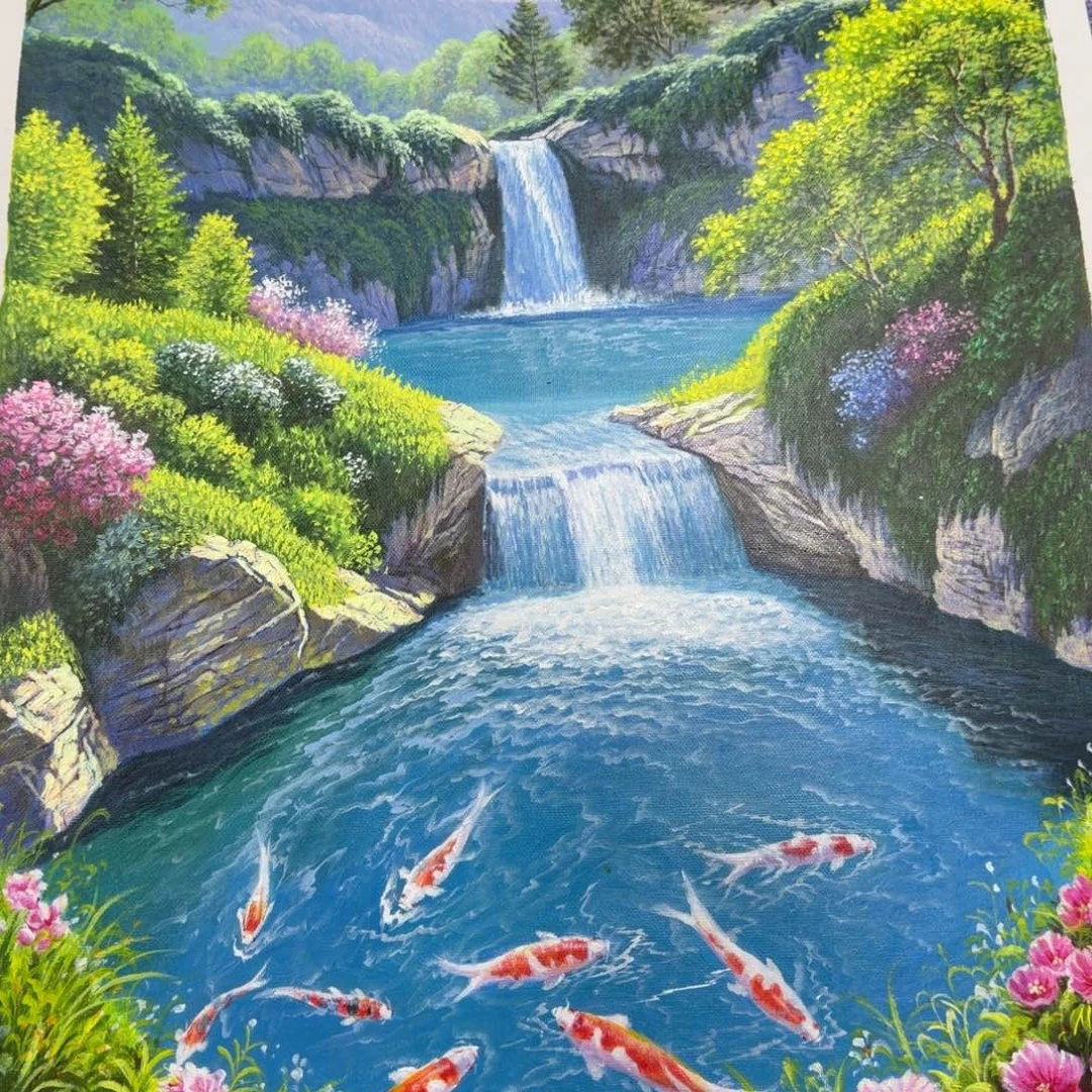 油画我在你心里就是一个