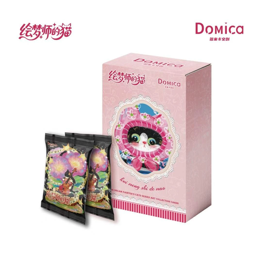 （pk/刺盒）Domica多米卡《绘梦师的猫》艺术家系列收藏卡牌盲盒