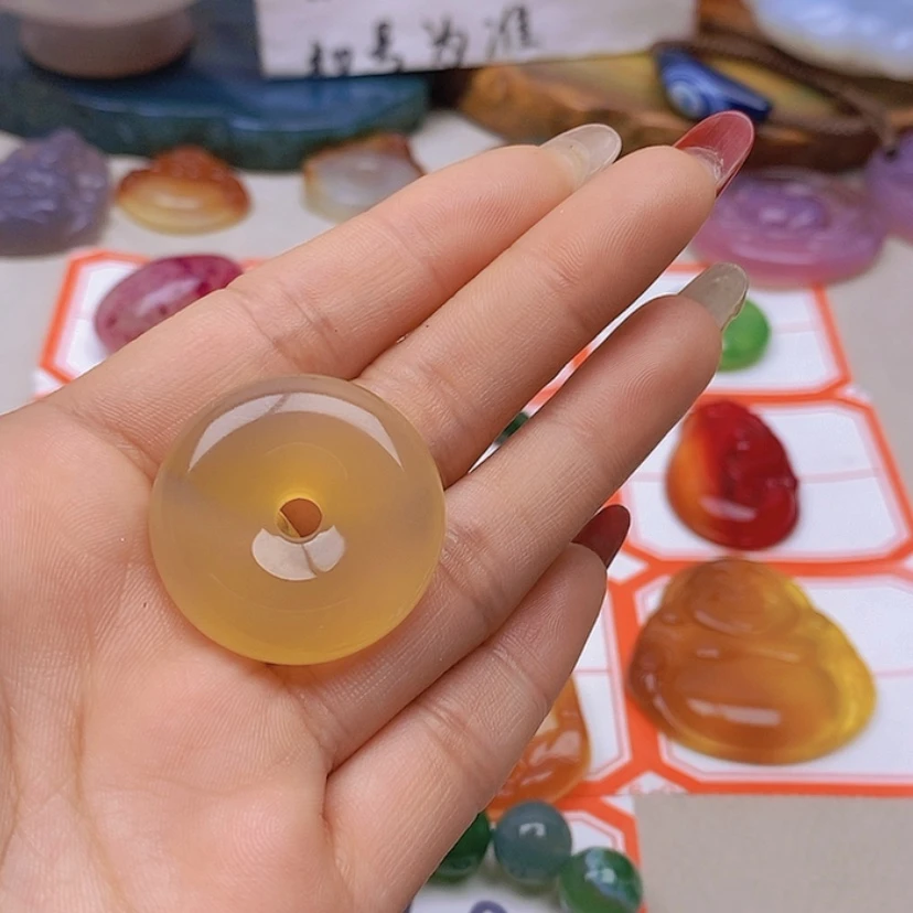 【闪购商品】未镶嵌玛瑙/玉髓珠宝半成品巴****仙