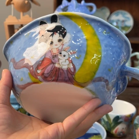 炉景德镇釉下手绘陶瓷