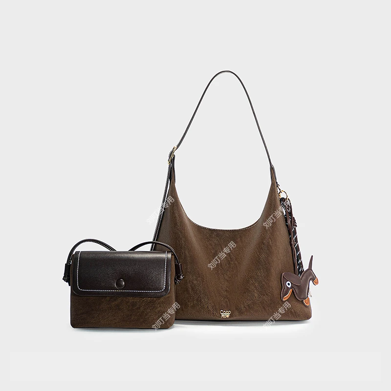 【刘叮当甄选】2025秋冬季新款单肩腋下时尚百搭爆款通勤托特女包