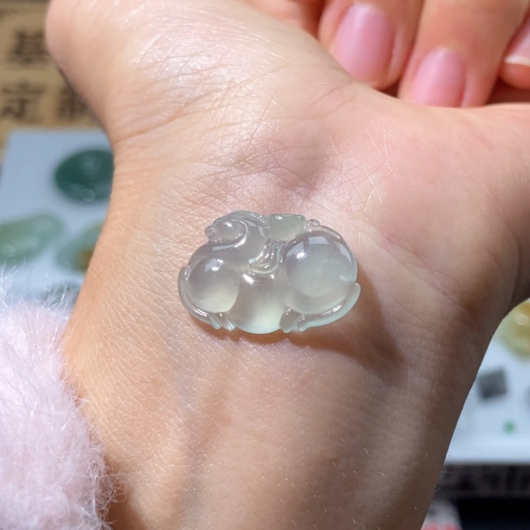 定制翡翠未镶嵌翡翠14.6×22×3.3