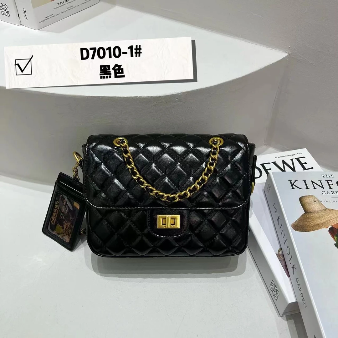 【YI CHEN】ZT-D7010-1-黑色-高定轻奢时尚百搭潮流女神包包