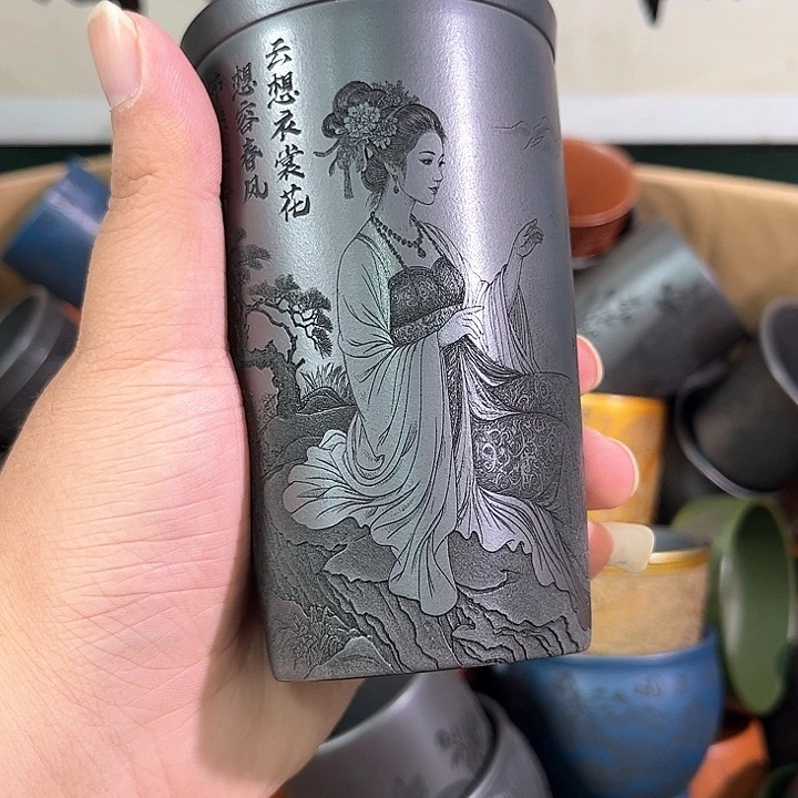 茶杯紫砂全手工紫砂主人杯