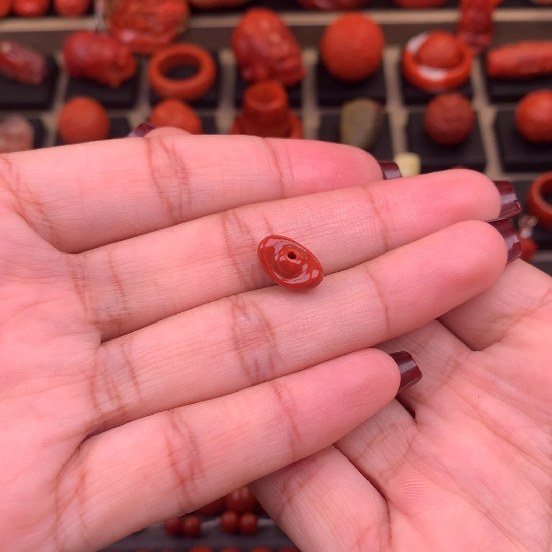 南红玛瑙未镶嵌元宝11+