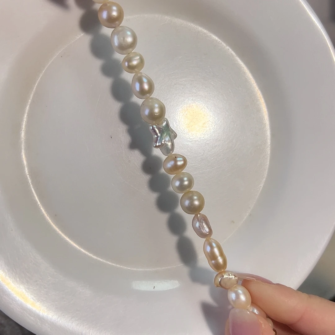 合金淡水珍珠天然淡水珍珠