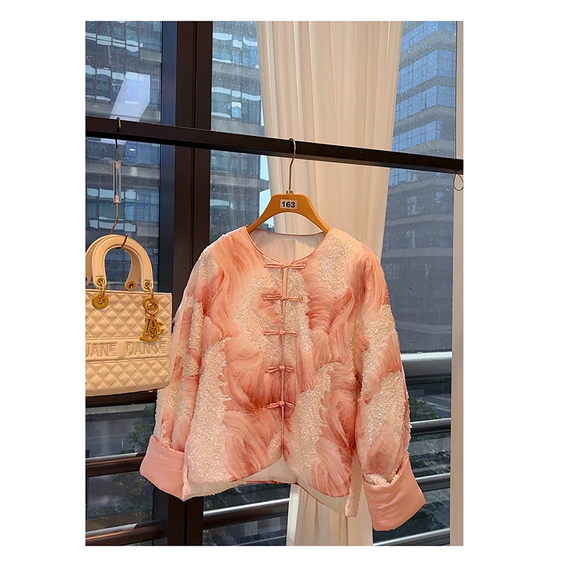 【孤品274】新中式国风秋季新款高端气质复古棉服外套