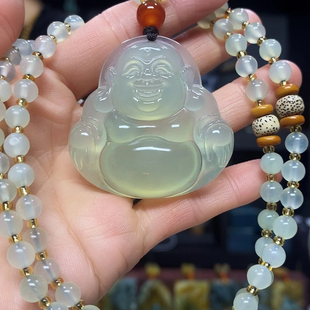 未镶嵌岫玉挂件吊坠