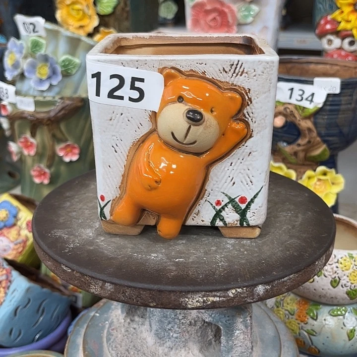 紫砂花盆粗陶材质多肉花盆