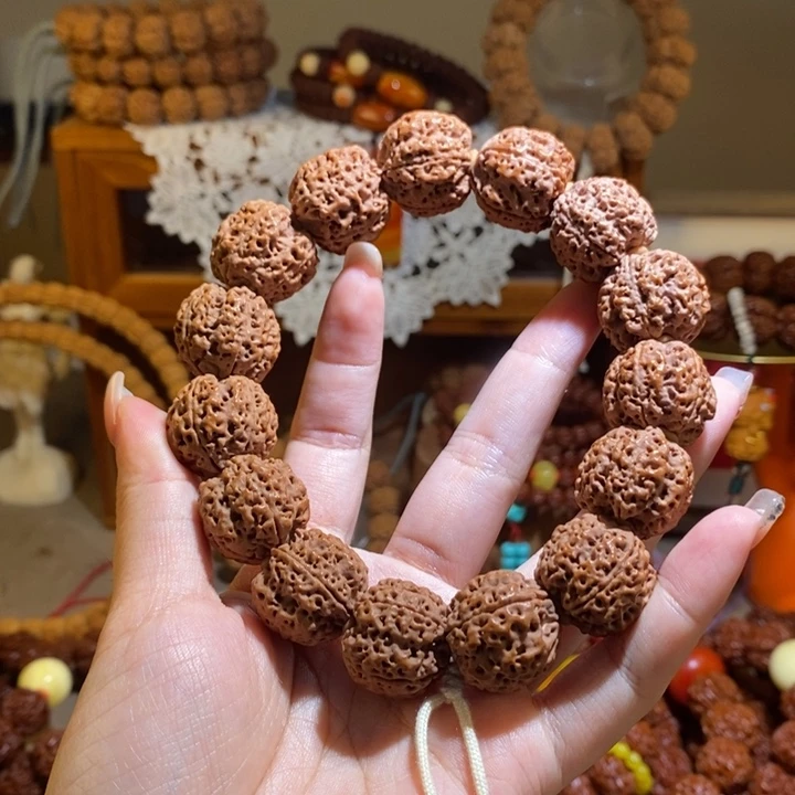 手串金刚菩提205原籽蜂王爆肉毕业款一物