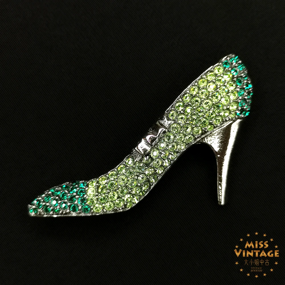 欧美大神原创高定高跟鞋胸针[259999-121]