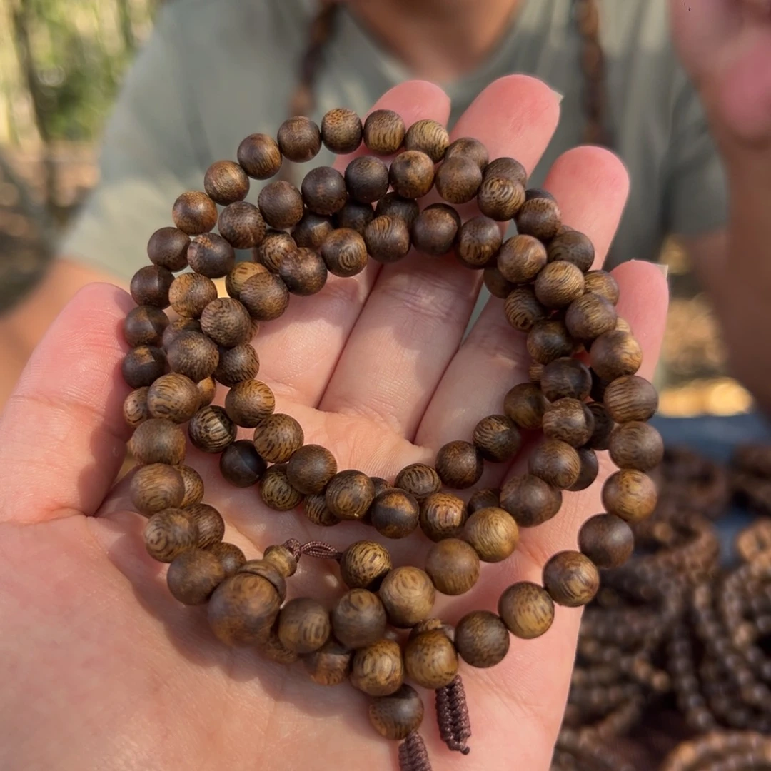 手串沉香卡7规格圆珠多圈17克+ 95分沉陆河多样发货一条