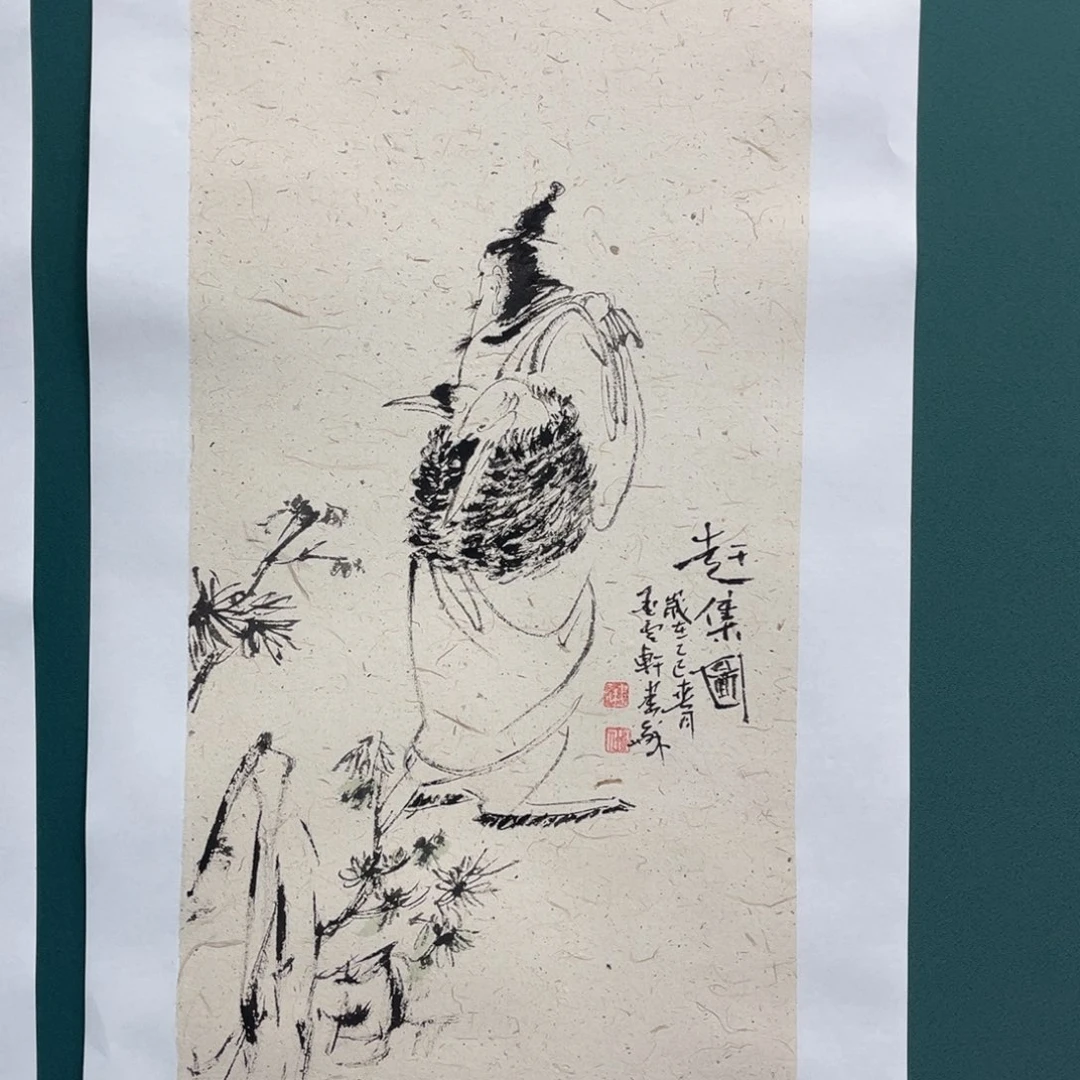 国画艺术家真人手绘