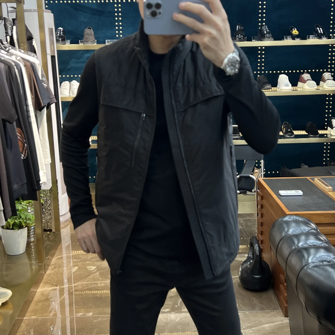 5069秋冬男士新款港风城市通勤超轻鸭绒马甲