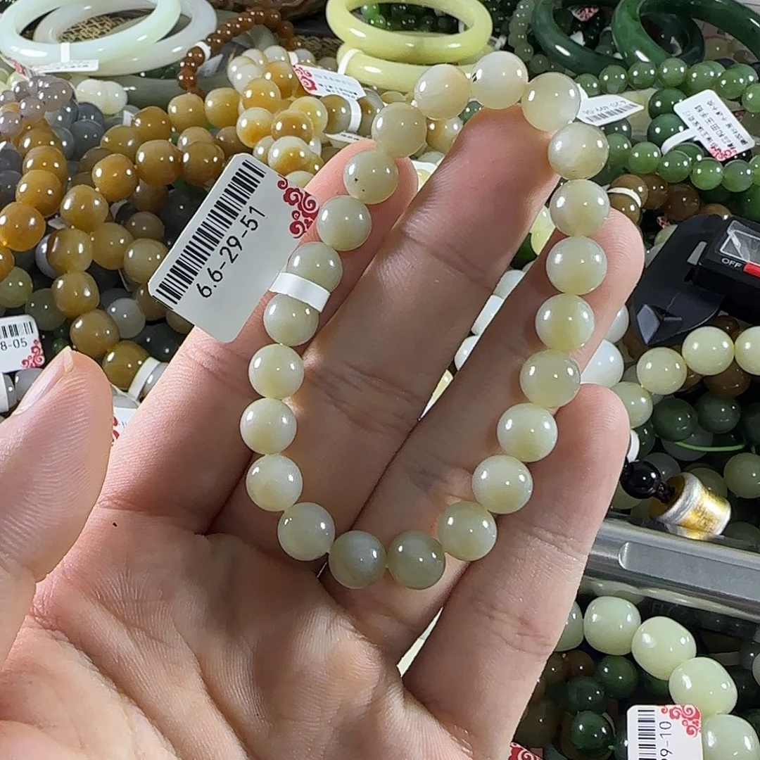 和田玉未镶嵌手链272