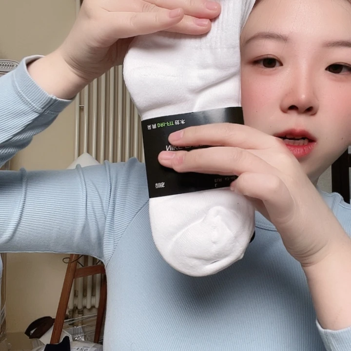 三醋酯纤维L码数白色男袜毛巾底100分