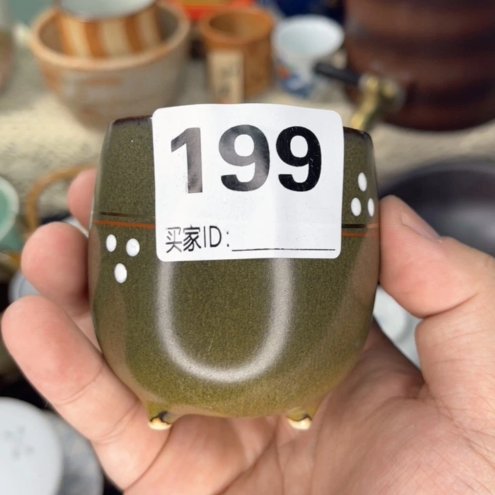 招****啦日式陶瓷茶杯日式