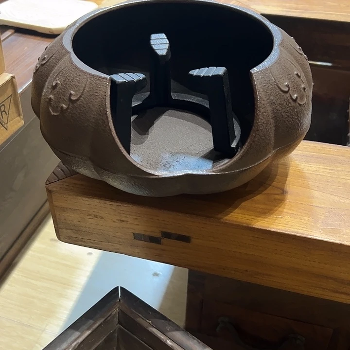 逐***人铁中古工艺品摆件