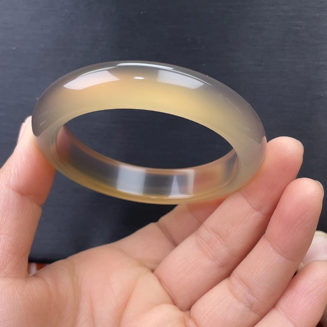 玛瑙/玉髓未镶嵌手镯55圈口