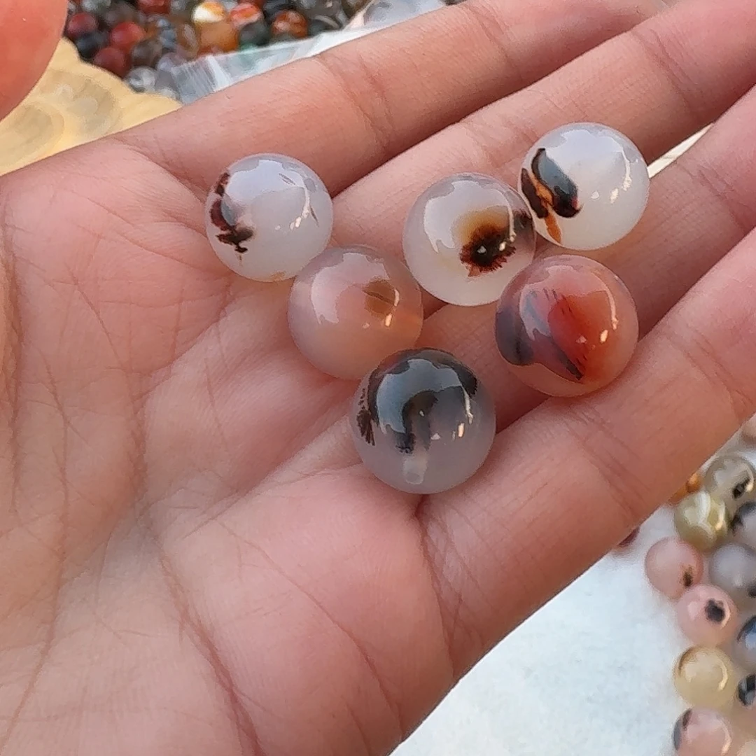 石***贝手链水晶未镶嵌珠子6