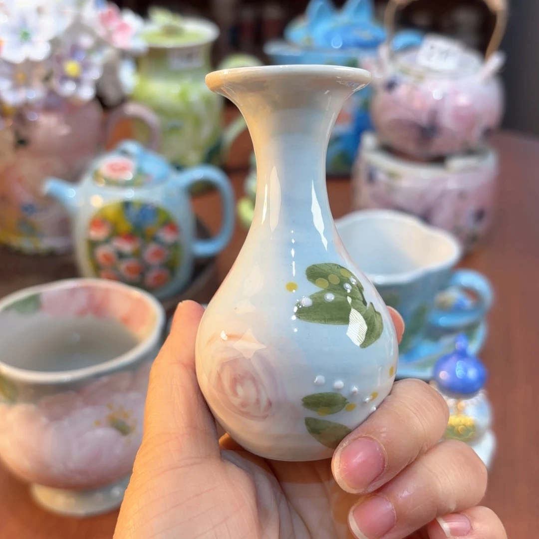 景德镇手绘高温釉下彩陶瓷茶具