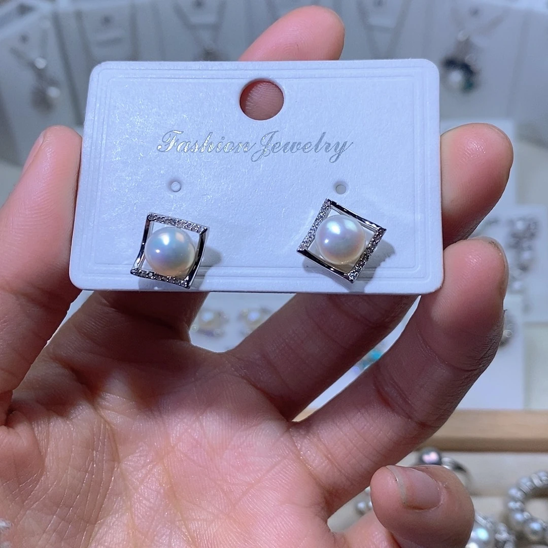 淡水珍珠未镶嵌耳饰